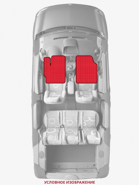 ЭВА коврики «Queen Lux» передние для Ford Galaxy (Mk III)