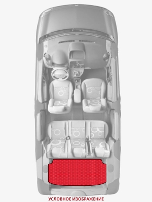 ЭВА коврики «Queen Lux» багажник для Hyundai Ioniq Hybrid